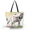 Huado nákupní a plážová taška - Zebra Fun