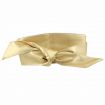 Dámský zlatý dlouhý pásek z umělé kůže