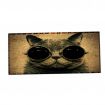 HUADO podložka na stůl 90 cm x 40 cm Kočka s brýlemi