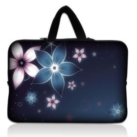 Huado dámská taška pro notebook 10.2" Modré kvítí