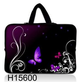 Huado dámská taška pro notebook 12.1" Purpuroví motýlci