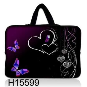 Huado dámská taška pro notebook 12.1" Dvojité srdce