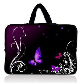 Huado dámská taška pro notebook 13.3" Purpuroví motýlci