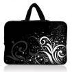 Huado dámská taška pro notebook 13.3" Floral black & white