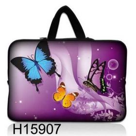 Huado dámská taška pro notebook 13.3" Motýlci ve fialové