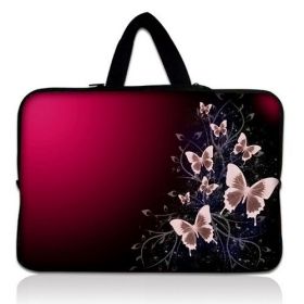 Huado dámská taška pro notebook 15.6" Motýlci v bordo