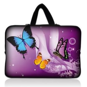 Huado dámská taška pro notebook 15.6" Motýlci ve fialové