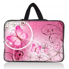 Huado dámská taška pro notebook 12.1" Motýlek růžový