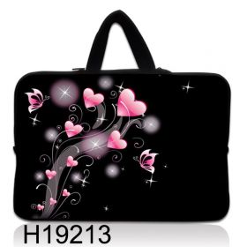 Huado dámská taška pro notebook 14.4" Růžové srdíčka