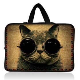 Huado dámská taška pro notebook 15.6" Kočka s brýlemi