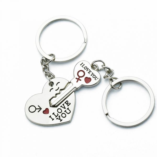 Ocelové klíčenky pro dva I LOVE YOU srdce klíč Impress Jewelry F346-1