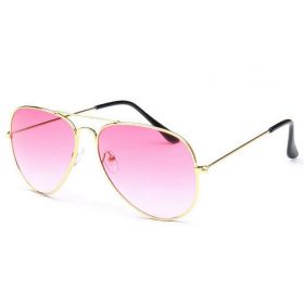 Sluneční brýle pilotky Aviator Růžové