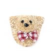 Dětská slaměná kabelka Teddy bear