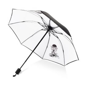 Dámský skládací deštník Bílý pejsek