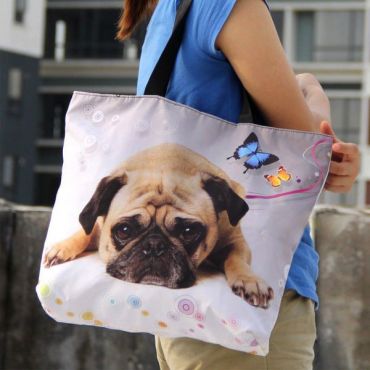 Huado nákupní a plážová taška - Leopardí kukuč