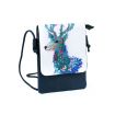Dívčí malá kabelka s klopou Modrý jelen