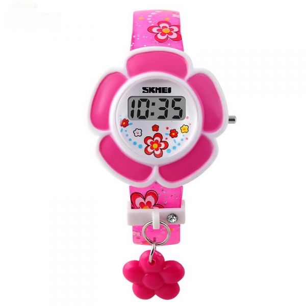 SKMEI 1144 digitální dívčí hodinky Flowers Růžové SKMEI SKM1144R