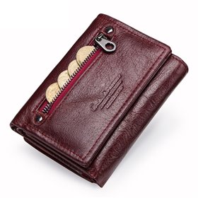Contacts® dámská kožená peněženka Zunino Bordová