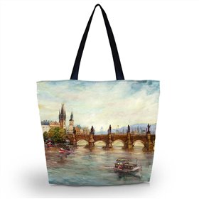 Huado nákupní a plážová taška - Na Vltavě