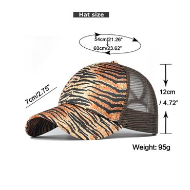 Dámská bavlněná kšiltovka na culík Zebra oranžová