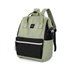 Himawari studentský batoh s USB Sorrel Zeleno-černý 19L